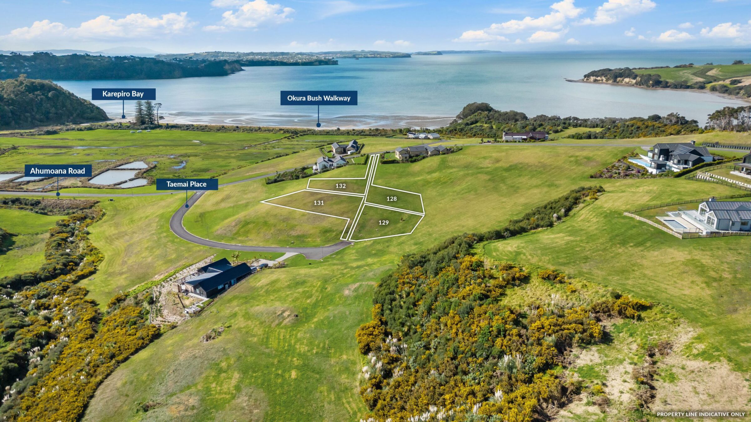 Lots 128–132 superlot enclave